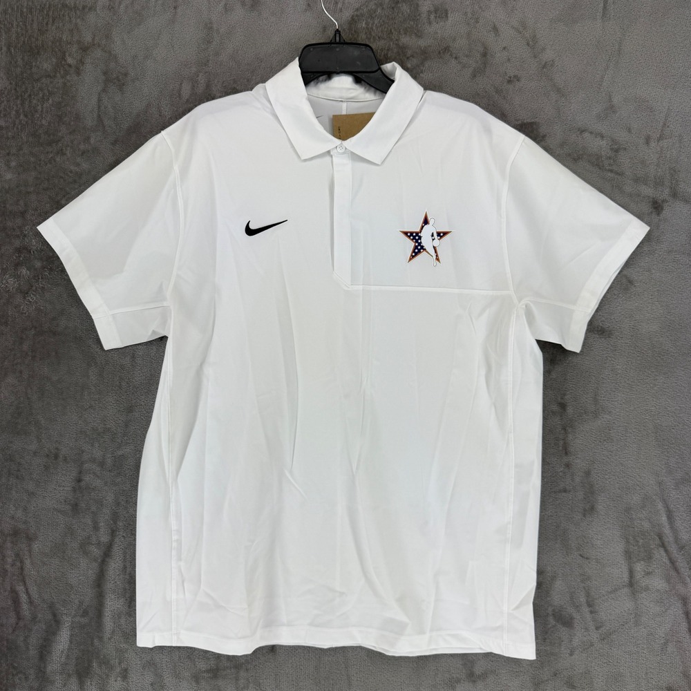 Nike Mens Dri-FIT NBA All-Star Basketball‎ Polo Shirt White HF7061-100 XL NEW